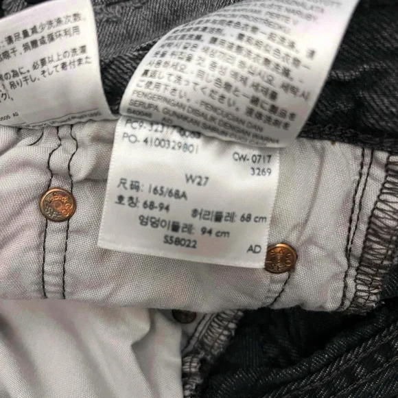 Levi’s Black Denim Shorts - Picture 5 of 5